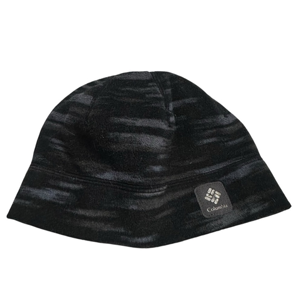 Columbia Black and Gray Patterned Beanie